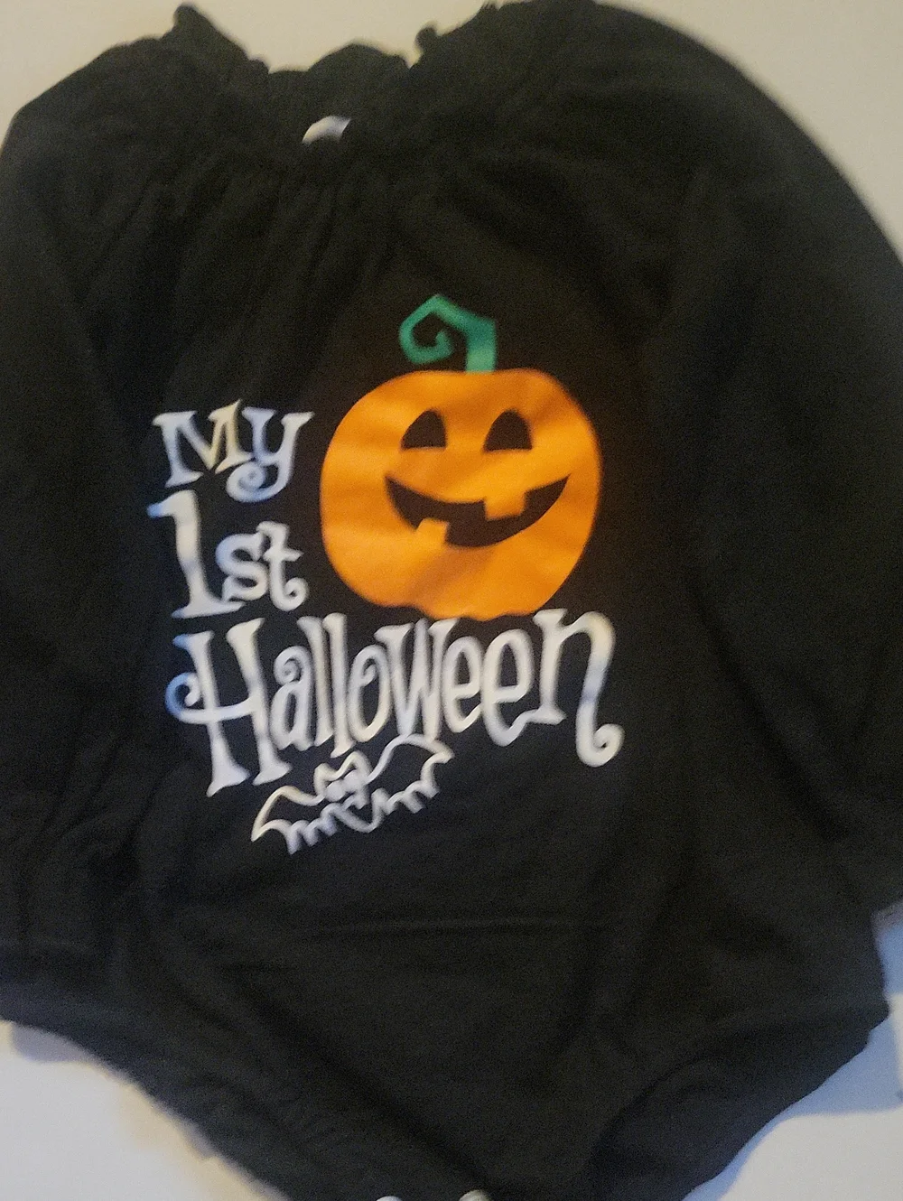 Kids Black & Orange 'My 1st Halloween' Costume Set